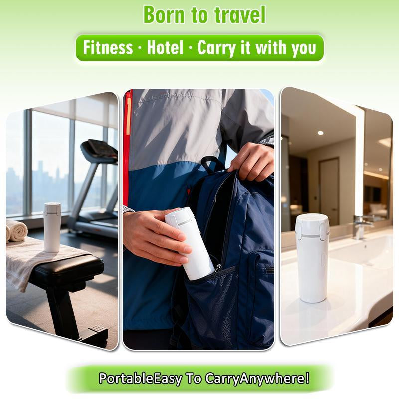 4-In-1 Travel Dispenser Bottle, Leak-Proof Refillable Silicone Squeeze Container with Lock, Compact and Lightweight Toiletry Organizer, Easy to Carry, Ideal for Business Trips, Vacations, and Frequent Travelers